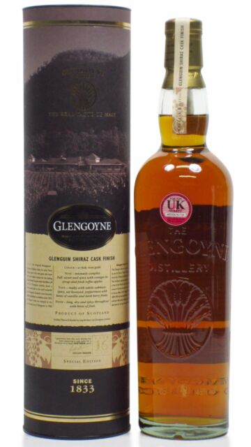 Glengoyne - Glenguin Shiraz Cask Finish Highland Single Malt Scotch 16 year old Whisky