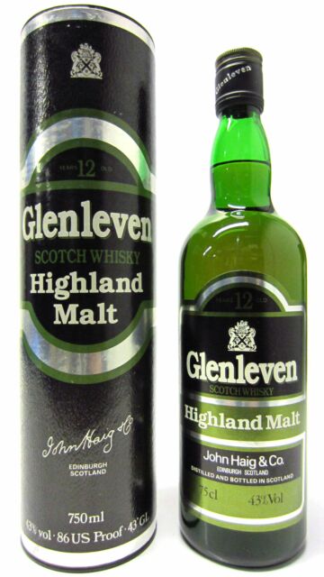 Glenleven - Blended Scotch 12 year old Whisky (1980's Bottling)
