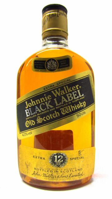 Johnnie Walker - Black Label Blended Scotch 12 year old Whisky (50cl)