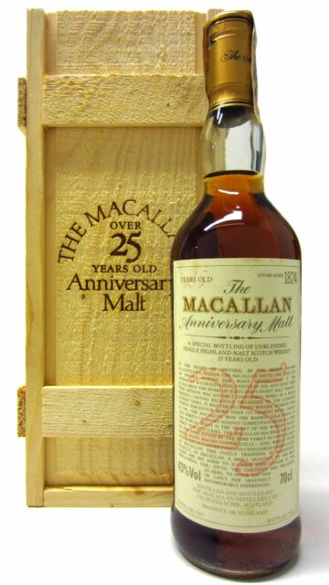 The Macallan - 1992 Release Anniversary Malt Highland Single Malt Scotch 1967 25 year old Whisky