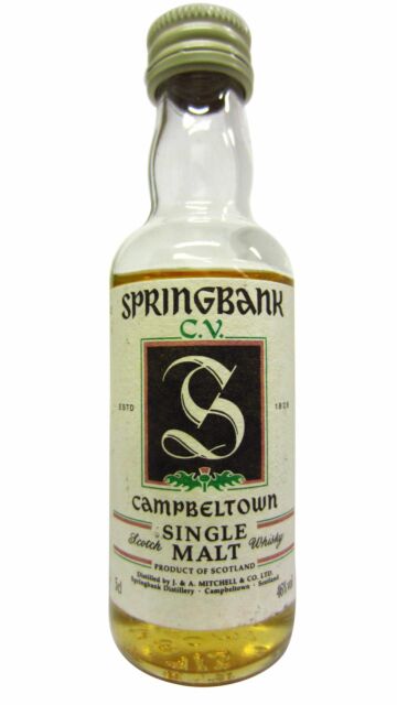 Springbank - CV Campbeltown Single Malt Scotch 7 year old Whisky Miniature