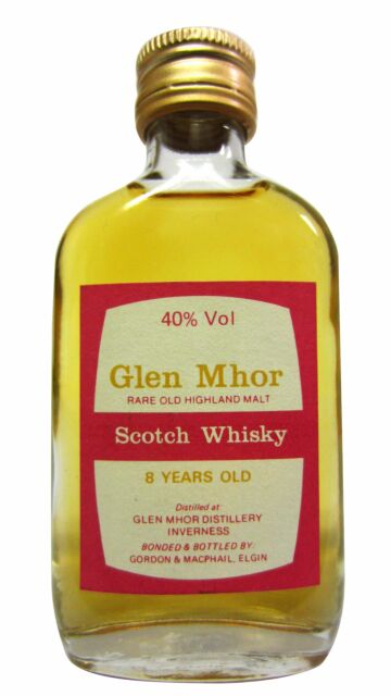 Glen Mhor (silent) - Rare Old Highland Malt 8 year old Whisky Miniature (Unboxed)