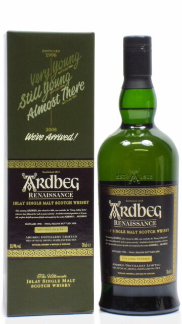 Ardbeg - Renaissance 1st Edition Single Malt Scotch 1998 10 year old Whisky