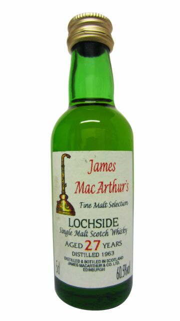 Lochside (silent) - James MacArthur Fine Malt 1963 27 year old Whisky Miniature