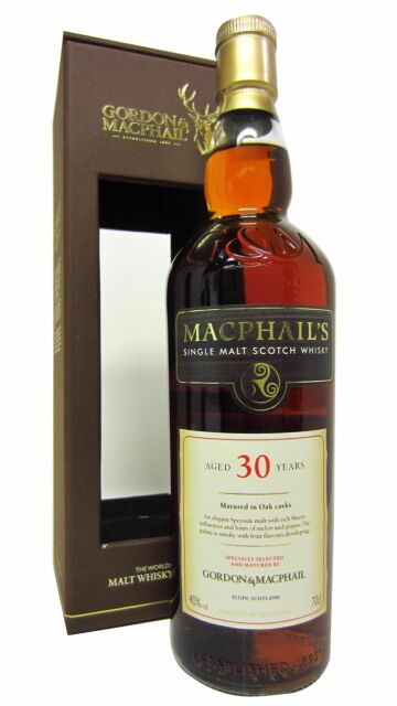 Macphail's - Single Malt Scotch 30 year old Whisky (Old Bottling)