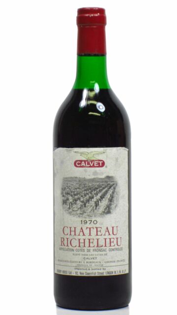 Chateau Richelieu - Vintage 1970 Wine