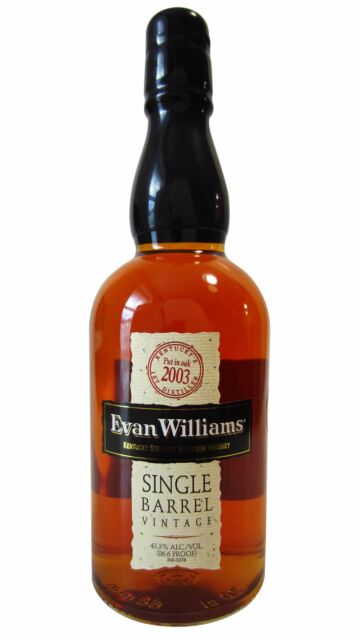 Evan Williams - Single Barrel Vintage Kentucky Straight Bourbon 2003 10 year old Whiskey