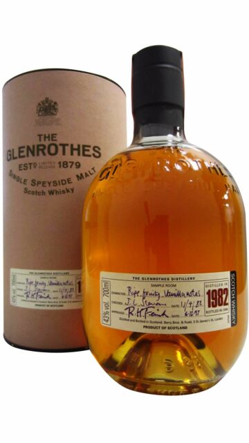 Glenrothes - Speyside Single Malt Scotch 1982 15 year old Whisky