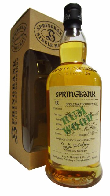 Springbank - Rum Wood Single Malt Scotch 1989 12 year old Whisky