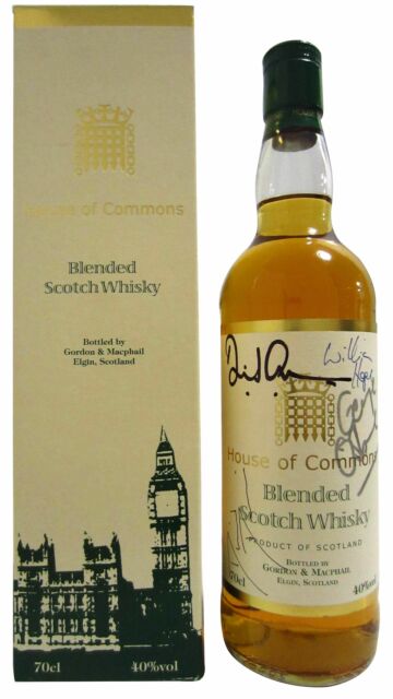 House of Commons - Signed By Several MP's Blended Scotch Whisky