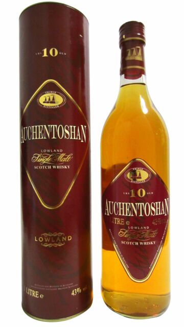 Auchentoshan - Lowland Single Malt 10 year old Whisky (1 Litre)