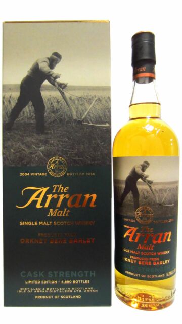 Arran - Cask Strength Bere Barley Single Malt Scotch 2004 10 year old Whisky