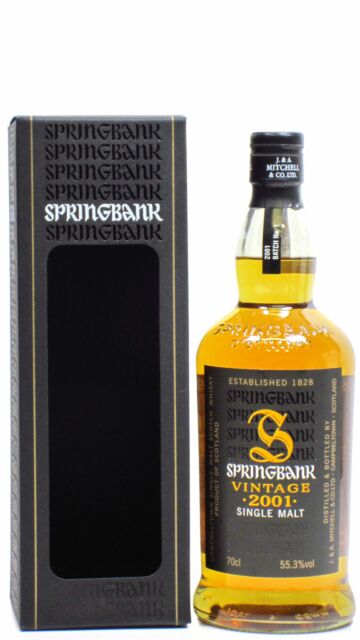 Springbank - Vintage 1st Batch Campbeltown Single Malt Scotch 2001 8 year old Whisky