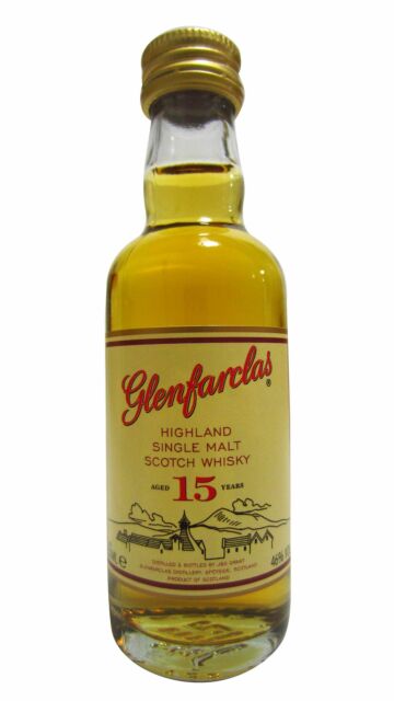 Glenfarclas - Highland Single Malt 15 year old Whisky Miniature