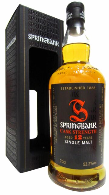 Springbank - Cask Strength Batch 10 Campbeltown Single Malt Scotch 12 year old Whisky