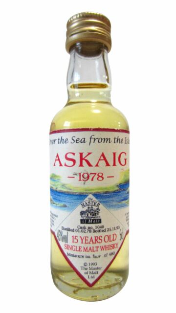 Undisclosed Islay - Askaig Single Cask 1978 15 year old Whisky Miniature