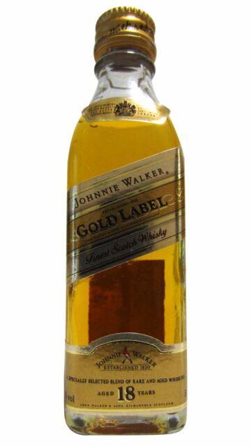 Johnnie Walker - Gold Label Blended Scotch 18 year old Whisky Miniature