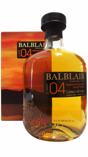 Balblair - Vintage Highland Single Malt Scotch 2004 Whisky (1 Litre)
