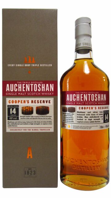 Auchentoshan - Coopers Reserve Lowland Single Malt Scotch 14 year old Whisky
