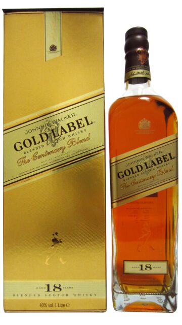 Johnnie Walker - Gold Label The Centenary Blend Blended Scotch 18 year old Whisky (1 Litre)