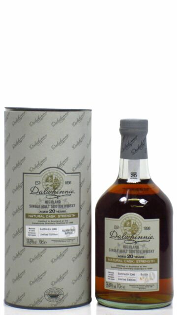 Dalwhinnie - Natural Cask Strength Single Malt Scotch 1986 20 year old Whisky