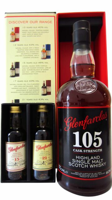 Glenfarclas - 105 Cask Strength Highland Single Malt Scotch Whisky Gift Pack