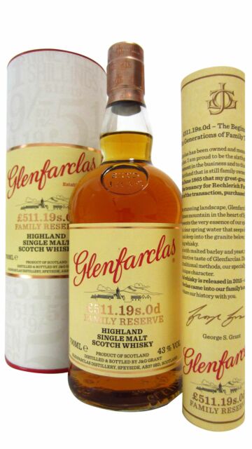 Glenfarclas - £511.19s.0d Family Reserve Whisky