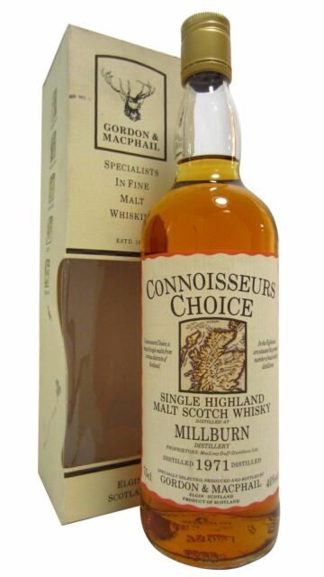 Millburn (silent) - Connoisseurs Choice Single Malt Scotch 1971 Whisky
