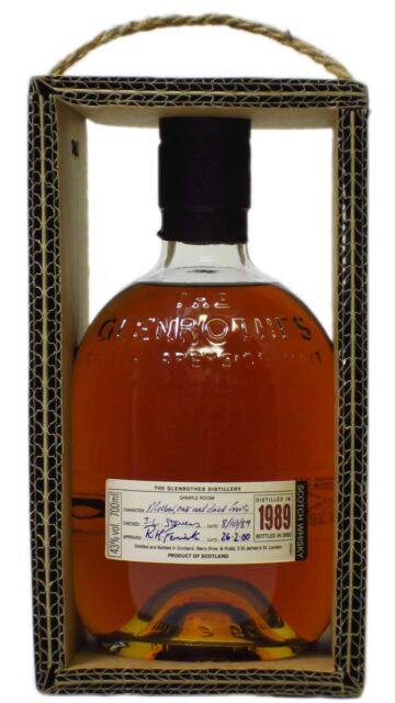 Glenrothes - Sample Room Single Malt Scotch 1989 11 year old Whisky