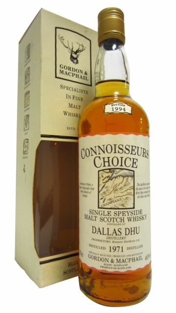 Dallas Dhu (silent) - Connoisseurs Choice Single Malt Scotch 1971 23 year old Whisky