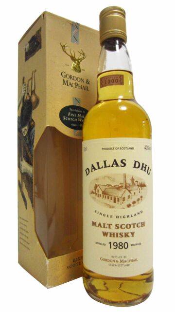 Dallas Dhu (silent) - Single Highland Malt Scotch 1980 20 year old Whisky