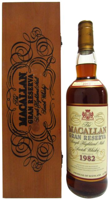 The Macallan - 2002 Release Gran Reserva Highland Single Malt Scotch 1982 18 year old Whisky
