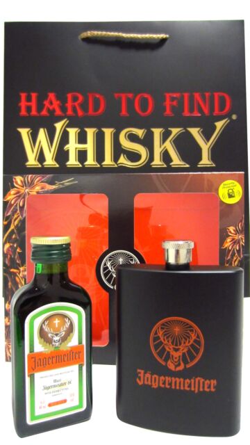 Jagermeister - Herbal Liqueur Hip Flask Gift Pack