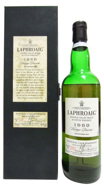 Laphroaig - Vintage Reserve Islay Single Malt Scotch 1960 40 year old Whisky