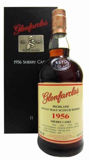 Glenfarclas - Sherry Casks Highland Single Malt Scotch 1956 57 year old Whisky