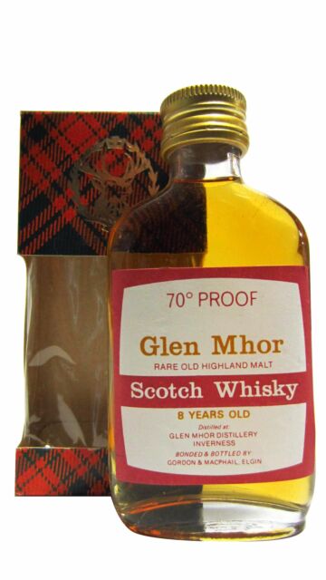 Glen Mhor (silent) - Rare Old Highland Malt 8 year old Whisky Miniature