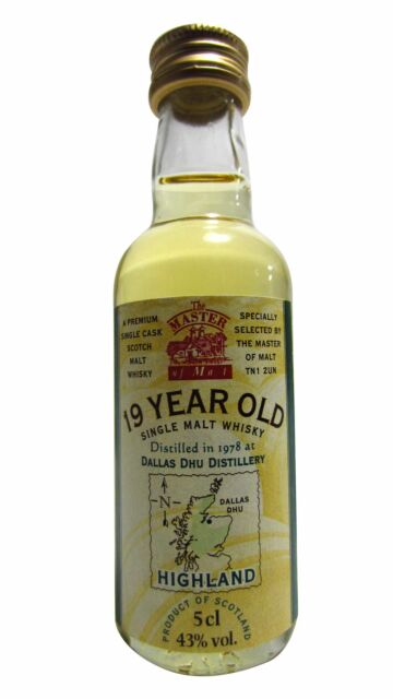 Dallas Dhu (silent) - Single Malt 1978 19 year old Whisky Miniature