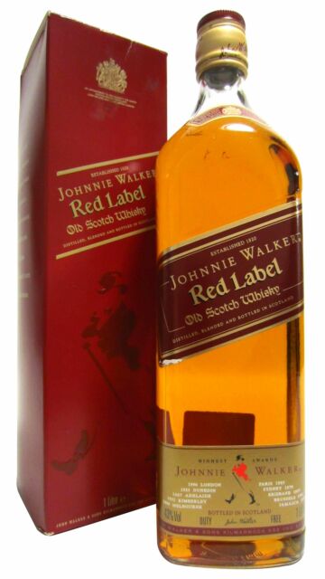 Johnnie Walker - Red Label Export Only Blended Scotch Whisky (1 Litre)