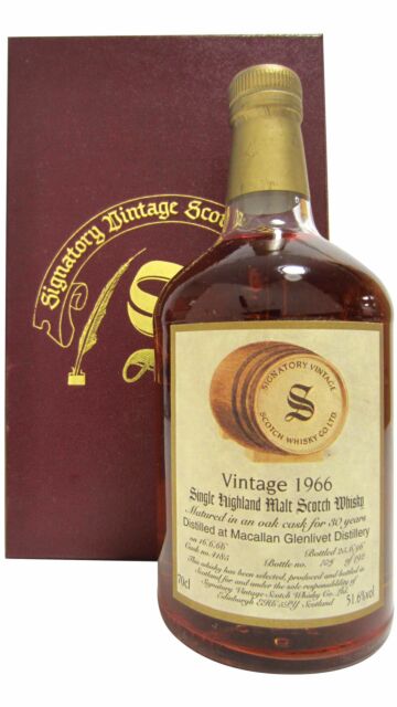 The Macallan - Signatory Vintage Single Malt Scotch 1966 30 year old Whisky
