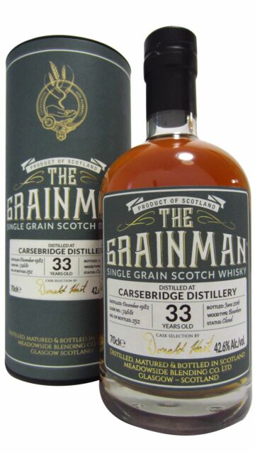 Carsebridge (silent) - Single Grain Scotch 1982 33 year old Whisky