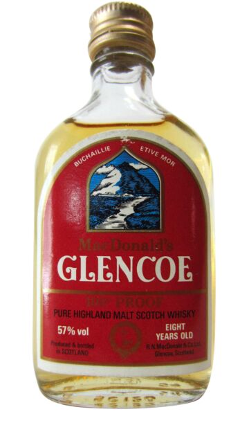 MacDonald's - Glencoe Blended Scotch 8 year old Whisky Miniature