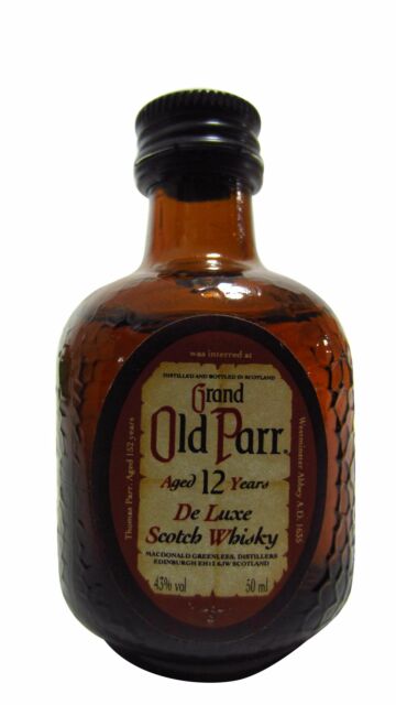Old Parr - Blended Scotch 12 year old Whisky Miniature