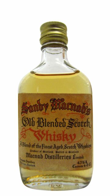 Lochside (silent) - Sandy Macnab's Old Blended Whisky Miniature