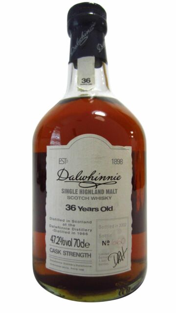 Dalwhinnie - Cask Strength Single Malt Scotch 1966 36 year old Whisky