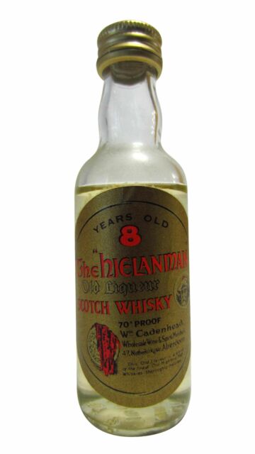 Hielanman - Cadenhead's Single Malt Scotch 8 year old Whisky Miniature