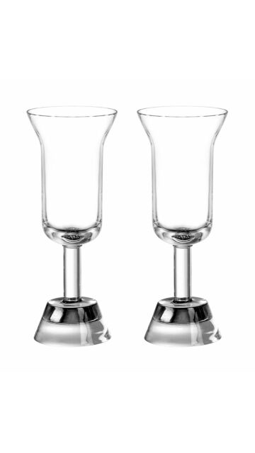 Ettore Sottsass - Orfeo Calice Flute Champagne Goblet (Twin Pack)