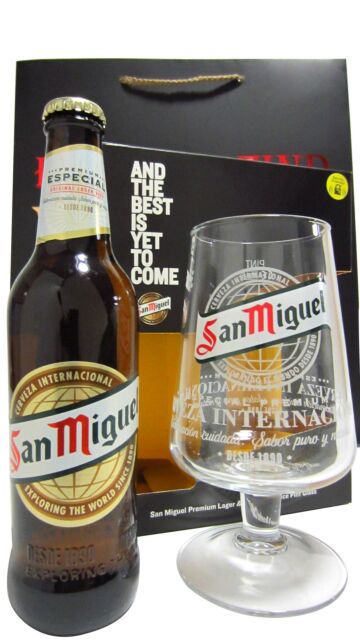 San Miguel - Larger Beer Pint Glass Gift Pack