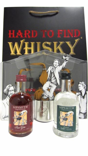 Sipsmith - Sloe & London Dry Gin Cocktail Jigger Gift Pack