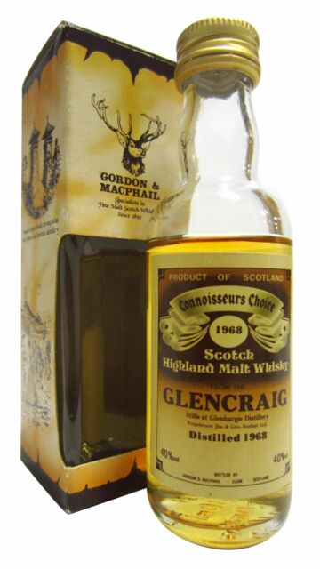 Glencraig (silent) - Connoisseurs Choice Single Malt Scotch 1968 Whisky Miniature