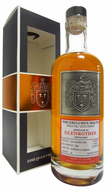 Glenrothes - The Exclusive Malts Single Cask #14 1996 20 year old Whisky
